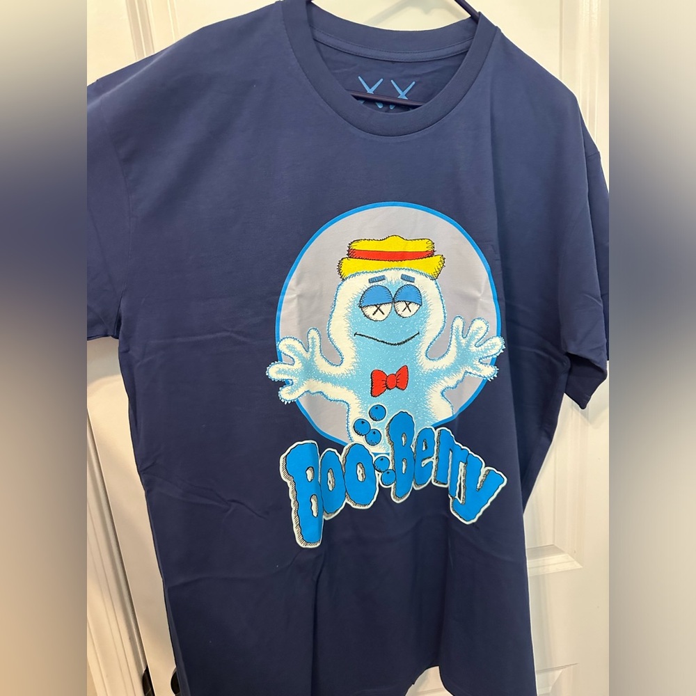 Kaws x General Mills Boo-Berry printed tshirt